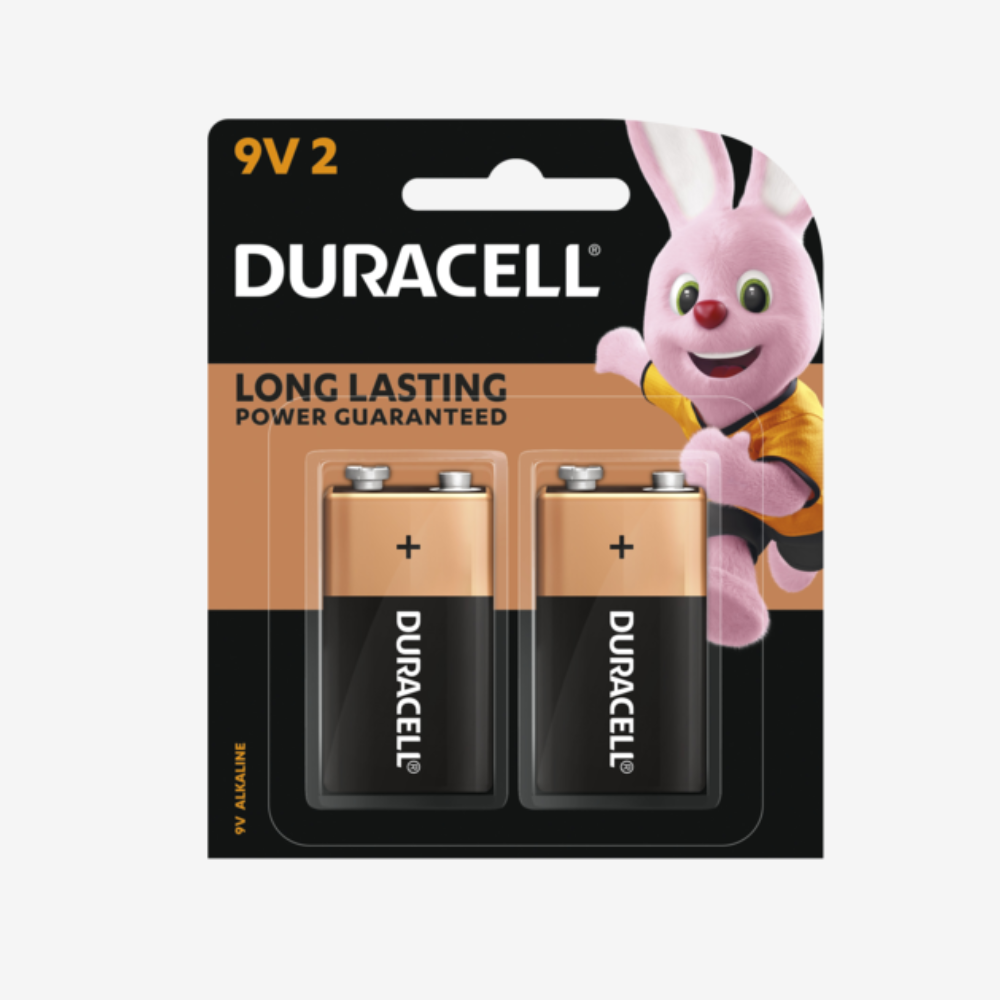 Battery 9V Duracell (PK2PC)