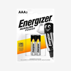 Energizer Batteries Alkaline E91 Mini Bp2 "AAA" PK/2pc