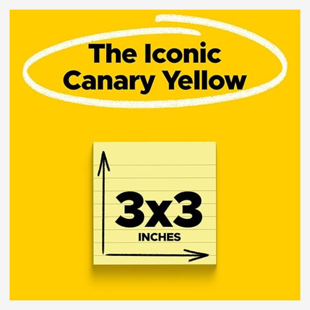 Post it Pad 3X3in 3M With Line (12Pads) - Image 2