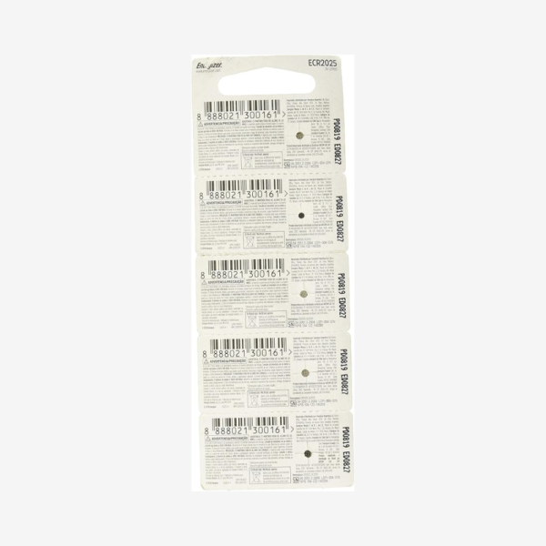 Battery Energizer CR2025 (PK5PC) - Image 2