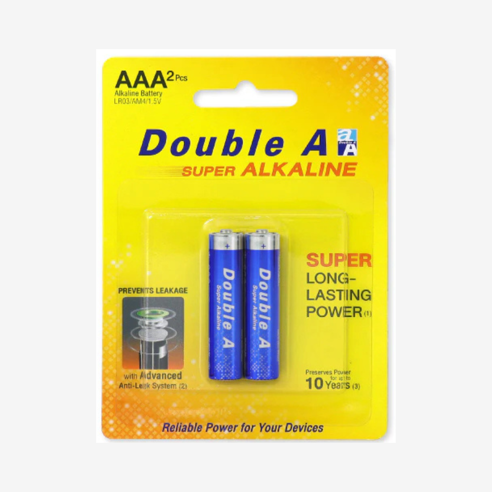 Battery Double A 'AAA' Super Alkaline (PK2PC)