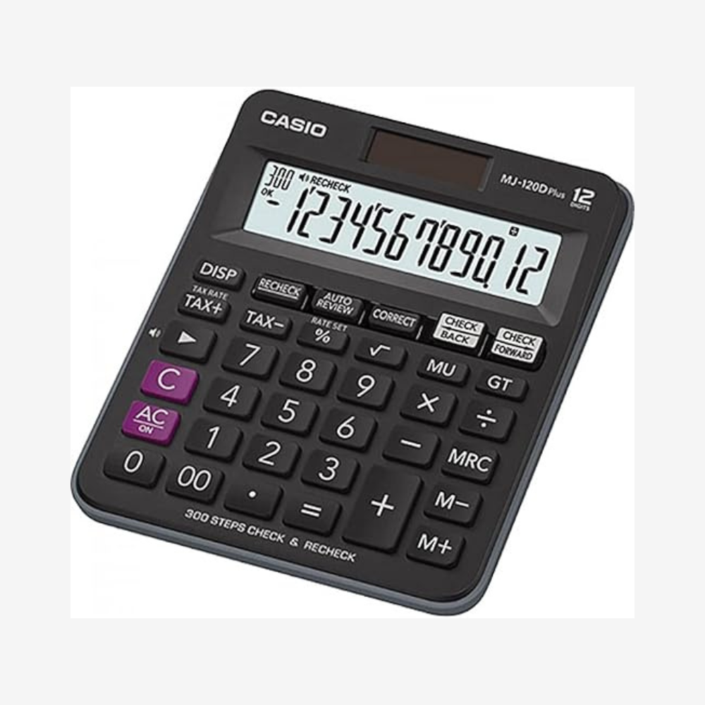 Casio MJ-120D Plus 300 Steps Calculator