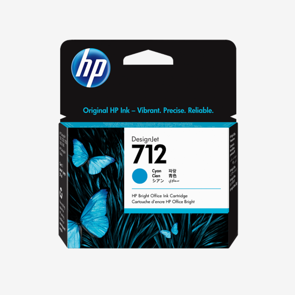 HP 712 29-ml Cyan Ink