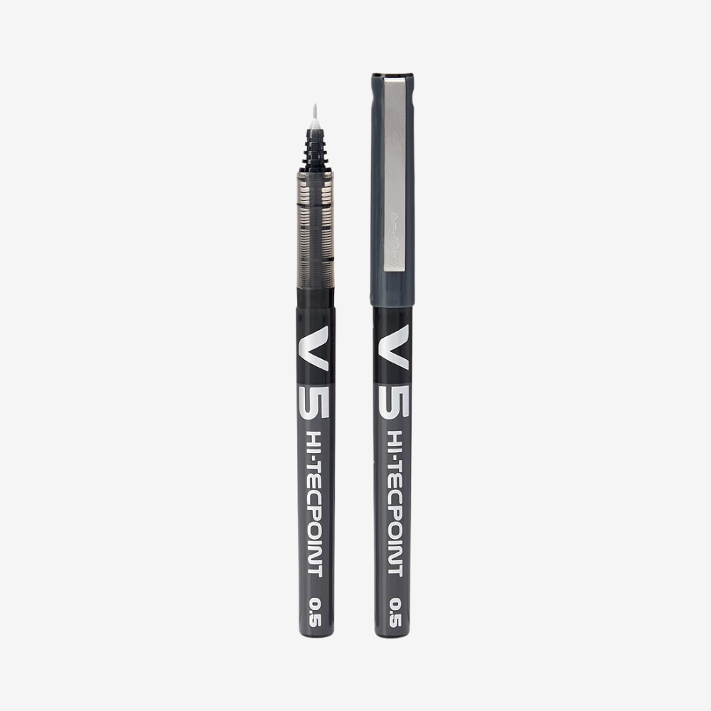 V5 HI-TECPOINT Roller Ball Pen BLACK
