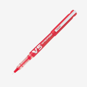 V5 HI-TECPOINT Roller Ball Pen RED