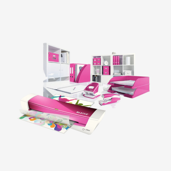 Leitz A4 Ilam Home Office Laminator – Pink - Image 2