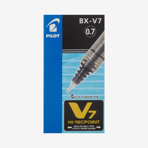 V7 HI-TECPOINT Roller Ball Pen (PK12pc) BLACK