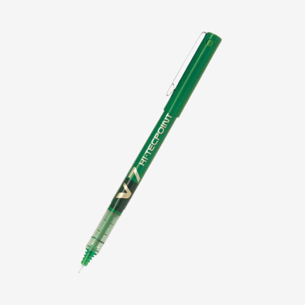 V7 HI-TECPOINT Roller Ball Pen GREEN