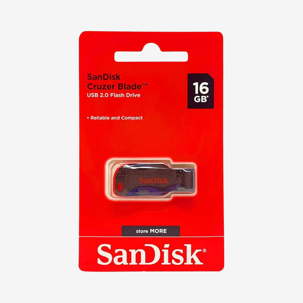Cruzer Blade USB Flash Drive – 16GB (Red)