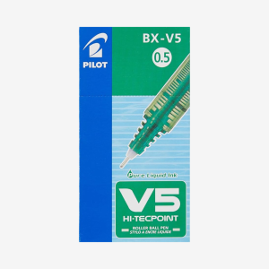 V5 HI-TECPOINT Roller Ball Pen (PK12pc) GREEN