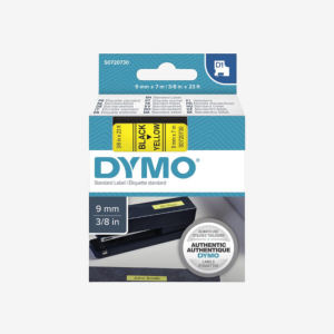 Dymo Tape 9mmx7m – Yellow