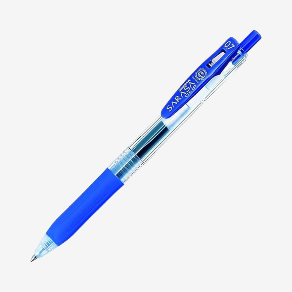 Zebra Sarasa Clip Pen (0.7) Blue (JJB15-BL) PK10pcs - Image 3