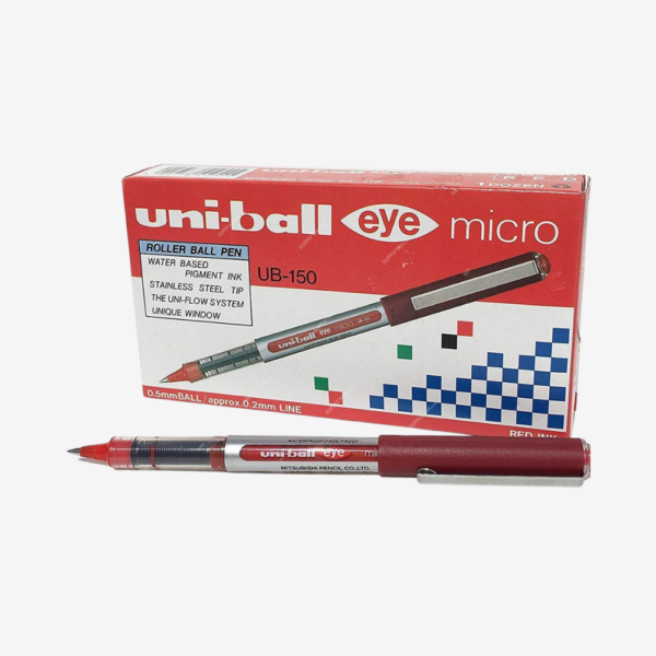 Uniball Eye micro UB-150 (0.5mm) RED, PK12pc
