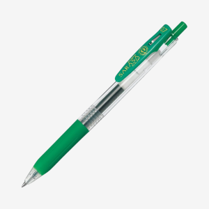Zebra Sarasa Clip Pen (0.7) Green (JJB15-GR)