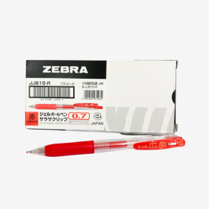 Zebra Sarasa Clip Pen (0.7) Red (JJB15-RD) PK10pcs