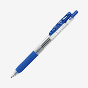 Zebra Sarasa Clip Pen (0.5) Blue (JJ15-BL)