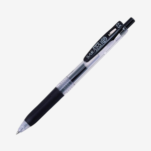 Zebra Sarasa Clip Pen (0.5) Black (JJ15-BK)