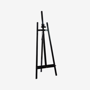 MESCO LYRE WOODEN EASEL STAND BLACK