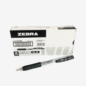 Zebra Sarasa Clip Pen (0.5) Black (JJ15-BK) PK10pcs