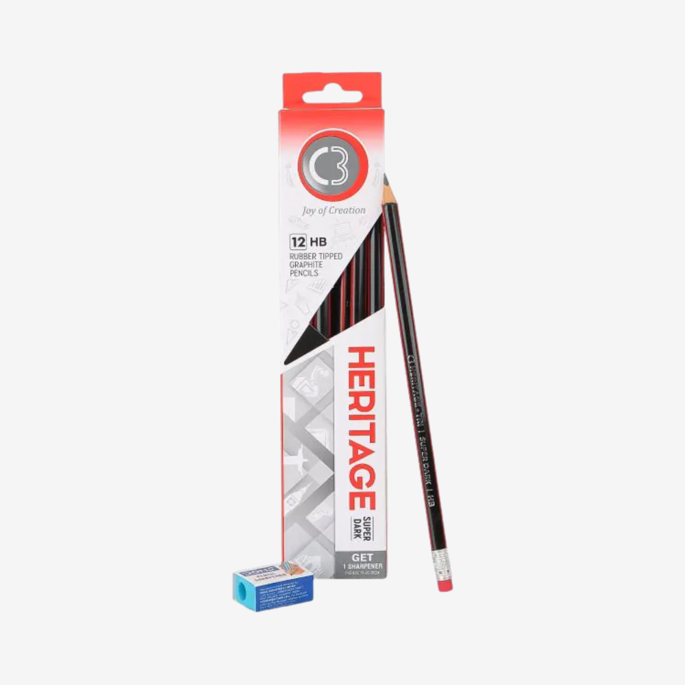 Heritage Graphite HB Pencils (PKT)