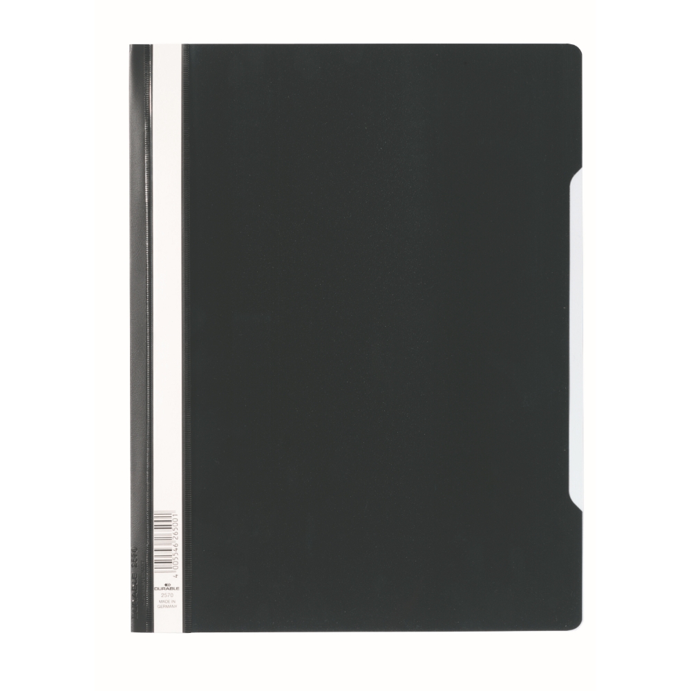 Durable Clear View Folder - Black - 2570-01