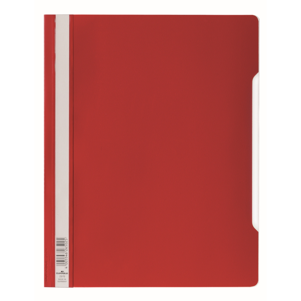 Durable Clear View Folder - Red - 2570-03
