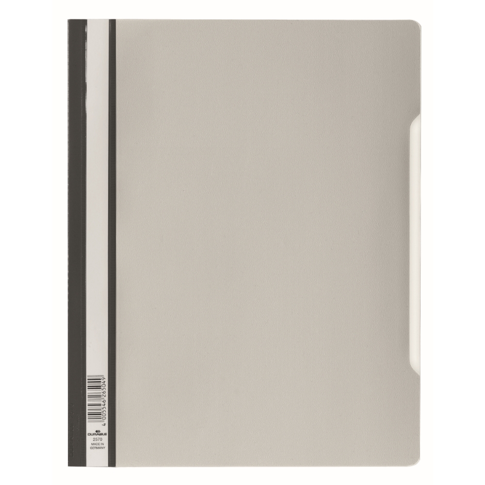Durable Clear View Folder - Grey - 2570-10