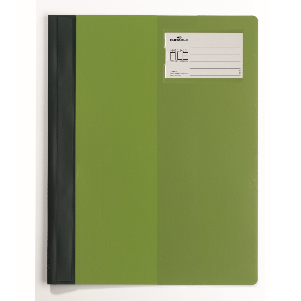 Durable 2745-05 Clear View Project File, A4 Size, Green
