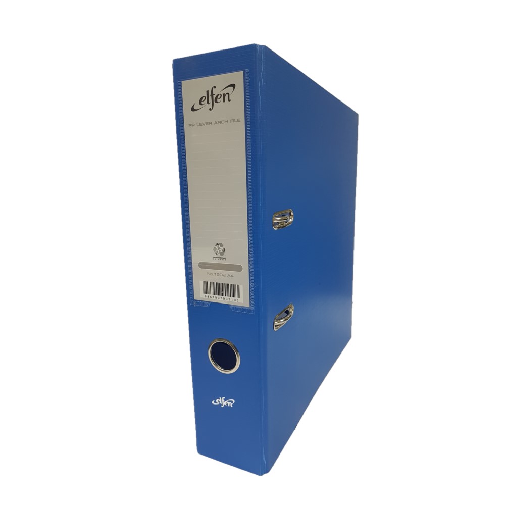 Elfen 1202 Box File PVC A4 Size Blue