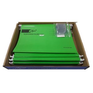 Elfen 927 Deluxe Suspension Folder Fullscape Size Pack of 50 Pieces Light Green