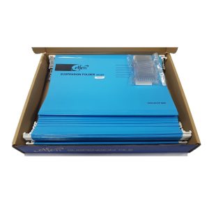 Elfen 927 Deluxe Suspension Folder Fullscape Size Pack of 50 Pieces Dark Blue