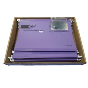 Elfen 927 Deluxe Suspension Folder Fullscape Size Pack of 50 Pieces Violet