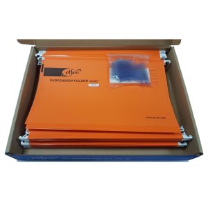 Elfen 927 Deluxe Suspension Folder Fullscape Size Pack of 50 Pieces Orange