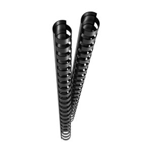 Spirals 8mm Black, 100 Pieces per Pack
