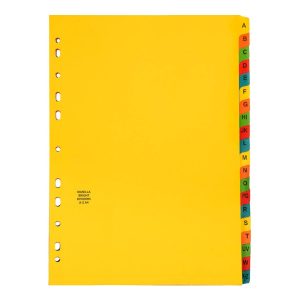 Manila Divider with A-Z Colour Tab, A4 Size