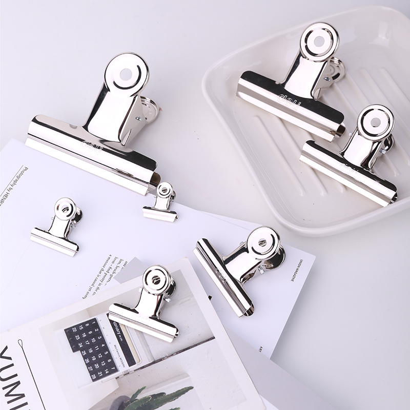 deli 9525 Binder Clip, 29mm, Silver