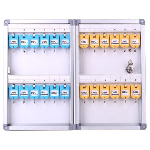 deli 50800 Key Cabinet, 216*63*326mm; 24-bit keyhole, Silver