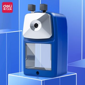 deli 71156 Rotary Pencil Sharpener, For graphite pencil φ8mm, Blue