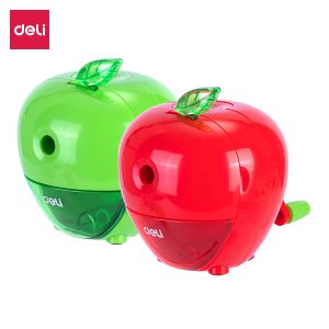 deli E0659 Rotary Pencil Sharpener, 111×83×95mm, Assorted Colors