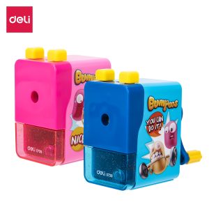 deli E0739 Rotary Pencil Sharpener, 90×49×87mm, Assorted Colors
