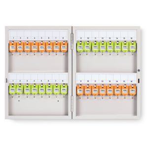 deli 9322 Key Cabinet, 385*277*50mm; 32-bit keyhole, Grey