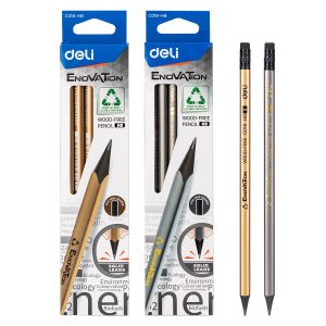 deli EC018-HB Pencil, HB, Assorted Colors