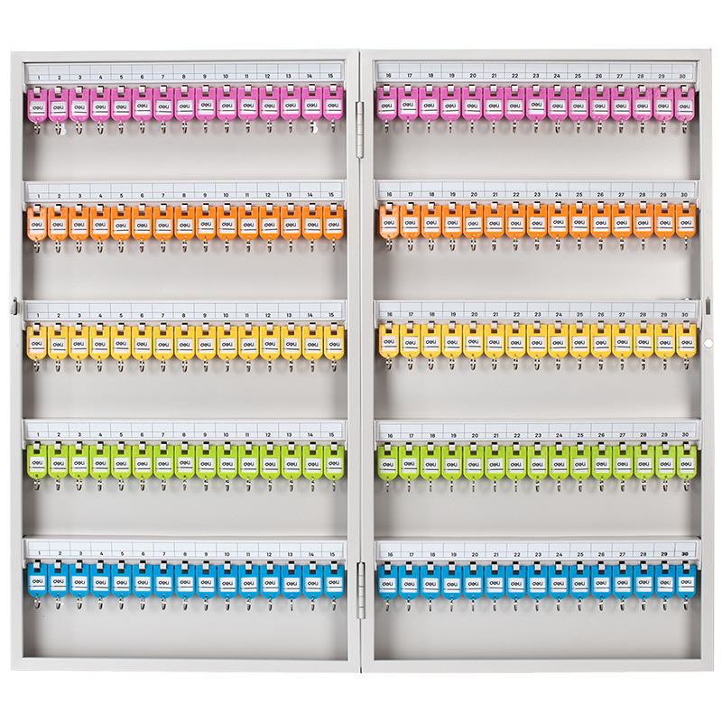 deli 9327 Key Cabinet, 738*412*72mm;150 - bit keyhole, Grey