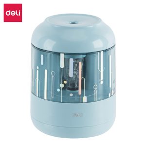 deli EH508-BL Electric Pencil Sharpener, For graphite pencil φ6.9-8mm, Blue