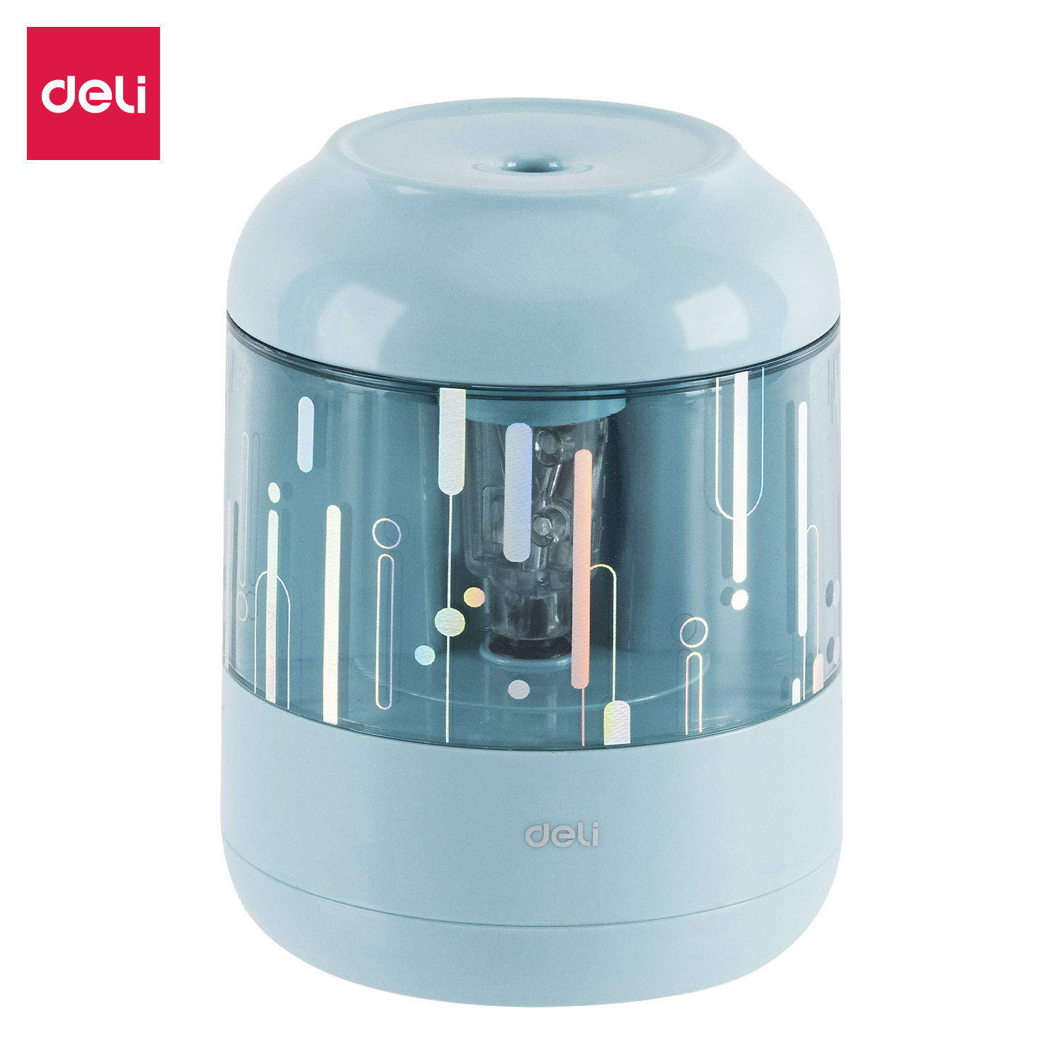 deli EH508-BL Electric Pencil Sharpener, For graphite pencil φ6.9-8mm, Blue