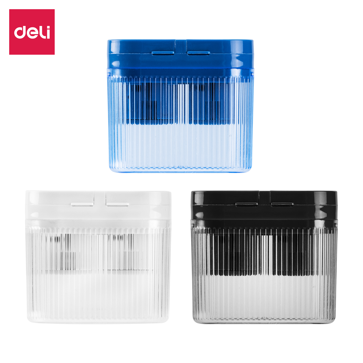 deli EH553 Pencil Sharpener, Assorted Colors