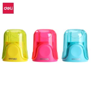 deli ER01100 Pencil Sharpener, Assorted Colors