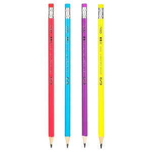 deli EU51000 Graphite Pencil, 2B, Assorted Colors