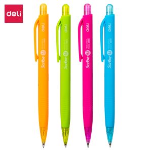 deli EU60200 Plastic Mechanical Pencil, 0.5mm, Assorted Colors