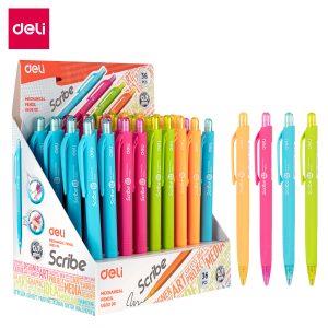 deli EU60300 Plastic Mechanical Pencil, 0.7mm, Assorted Colors